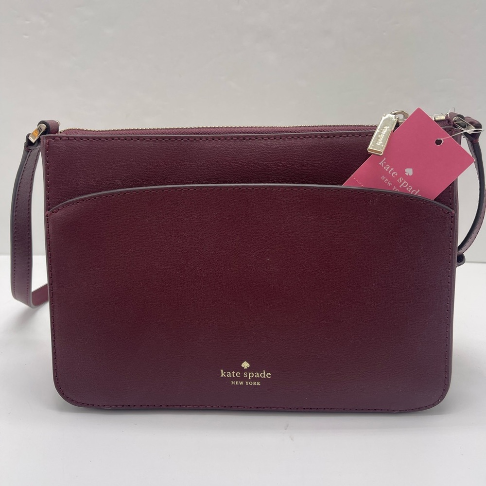 Kate Spade New York Adel medium top zip crossbody satchel
Cherrywood
NWT - Picture 2 of 16
